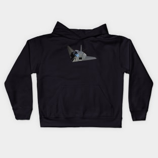 American Stealth Attack Aircraft F-117 Kids Hoodie